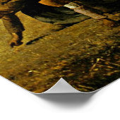 De Gleaners van Jean-Francois Millet Poster (Hoek)