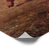 De Gleaners van Jean-Francois Millet Poster (Hoek)