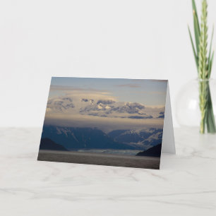De Gletsjer van Hubbard, de Kerstkaart van de Feestdagen Kaart