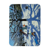 De glijbaan in de winter Bourg St. Moritz Magneet (Verticaal)