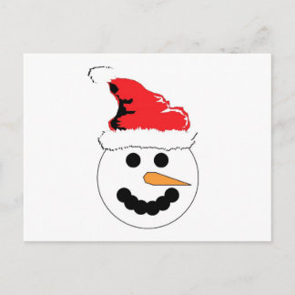 De Glimlach van de sneeuwman Briefkaart
