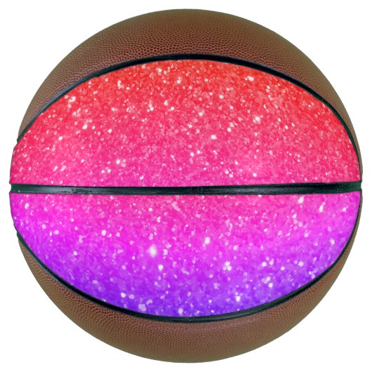 De Glitz Glitter Pink Basketball! Basketbal (Voorkant)