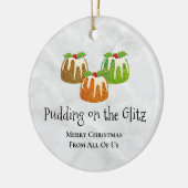 DE GLITZ-ONTWIKKELING | Kerstmis Keramisch Ornament (Links)