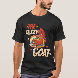 De Glizzy Goat Funny Hot Dog Pun Meme Gobble Hotd T-shirt