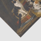 De Globetrotters van Henriette Ronner-Knip Tissuepapier (Detail)
