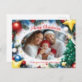 De gloed van het seizoen feestdagenkaart (Voorkant / Achterkant)