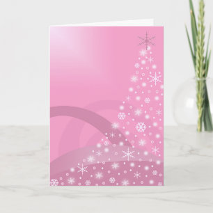 De gloeiende Roze Kaart van de Vakantie van de