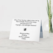 De glorie van de ochtend 1 kaart (Achterkant)