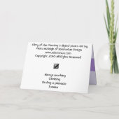 De glorie van de ochtend 2 kaart (Achterkant)