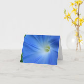 De glorie van de ochtend kaart (Gele Bloem)