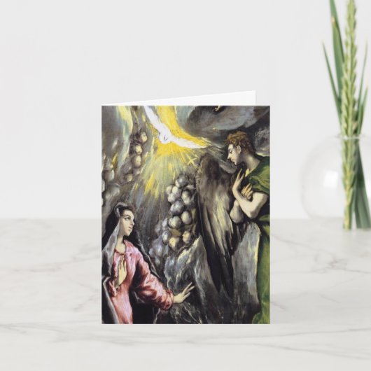 De glorie van God Feestdagen Kaart (Voorkant)