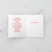 De glorie van God Feestdagen Kaart (Binnen)