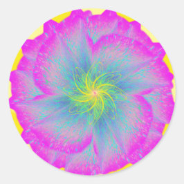 De glorie van het universum per parel ronde sticker