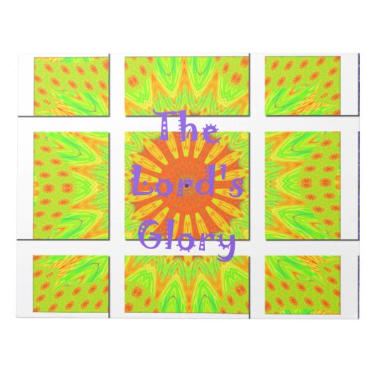 De glorieuze geometrie van de Heer: speels en crea Notitieblok (Voorkant)