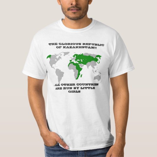 De glorieuze republiek Kazachstan T-shirt (Voorkant)