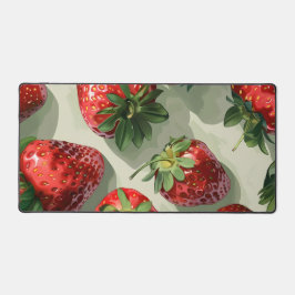 De Glossy Strawberry Study Bureaumat