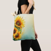 De Glow Sunflower Canvas tas van de natuur (Dichtbij)