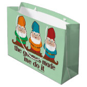 De gnomen maakten me dat doen large cadeautasje (Achterkant Gekanteld)