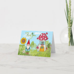 De Gnoom en het Huis van de waterverf danken u Bedankkaart