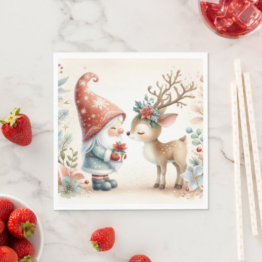 De gnoom en het rendier servet (Insitu)