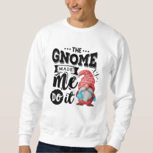 De gnoom liet me het kerstgedicht doen trui
