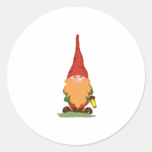 De gnoom ronde sticker