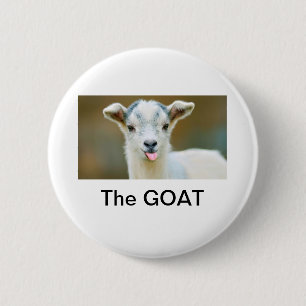 DE GOAT RONDE BUTTON 5,7 CM