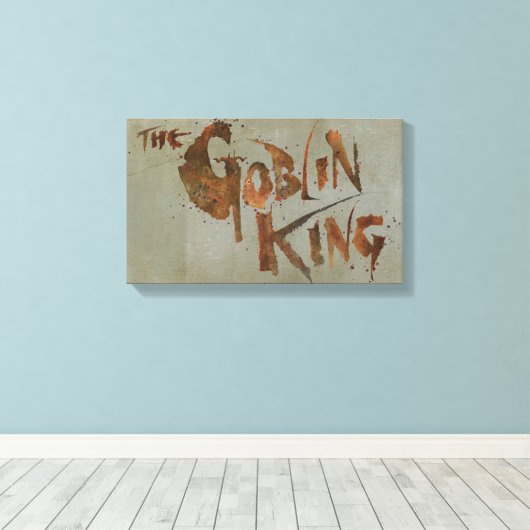 De Goblin King Canvas Afdruk (Insitu (Houten vloer))