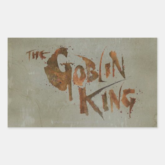 De Goblin King Rechthoekige Sticker (Voorkant)