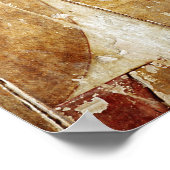 De god Thoth met Seti I in de Tomb van Seti Poster (Hoek)