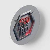 De God van POD (print on demand) Ronde Klok (Hoek)