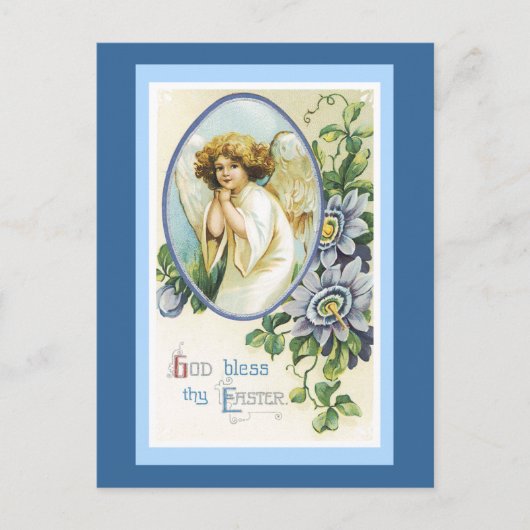 De god zegent Thy Pasen Feestdagenkaart (Voorkant)