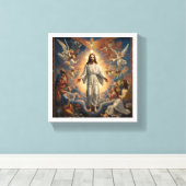 De Goddelijke Ascentie Canvas Afdruk (Insitu (Houten vloer))