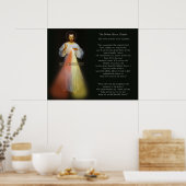 De goddelijke genade van Jezus. Poster (Keuken)