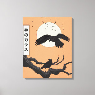 De goddelijke kraai canvas afdruk