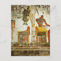 De goden Osiris en Atum uit Tomb van