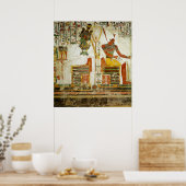 De goden Osiris en Atum uit Tomb van Poster (Keuken)