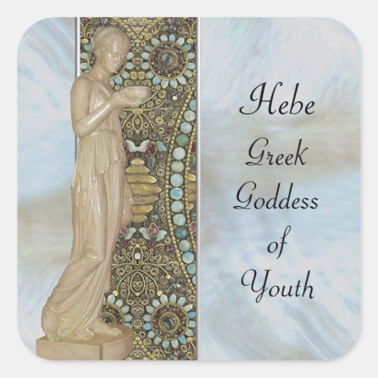 De godin Sticker vieren (Voorkant)