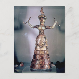 De godin van de Serviërs Briefkaart