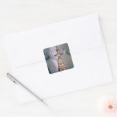 De godin van de Serviërs Vierkante Sticker (Envelop)