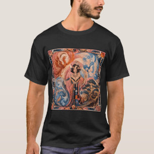 De Godin van de Vier Elementen - Feniks, Vis, T-shirt