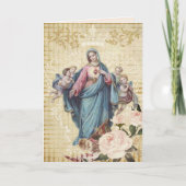 De godsdienstige Moederdag zegende Maagdelijke Kaart (Voorkant)