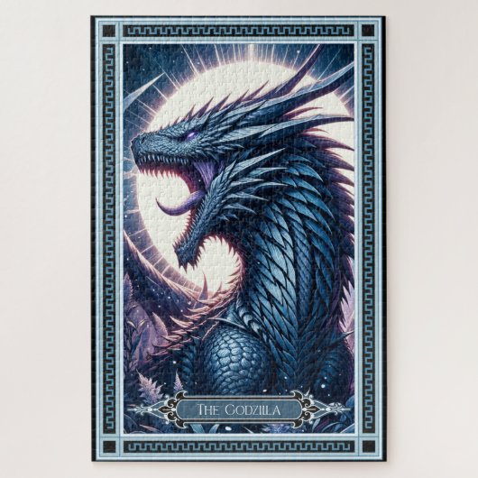 De Godzilla Tarot Kaart Legpuzzel (Verticaal)