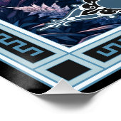 De Godzilla Tarot Kaart Perfect Poster (Hoek)