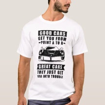De goede auto's brengen je van punt A naar B, gewe