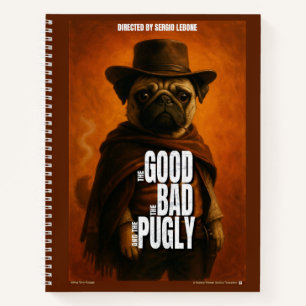 De goede, de slechte & de Pugly filmparodie Notitieboek