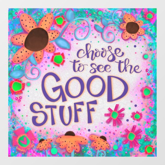 De Goede Dingen “Inspirivity” Ruitsticker Raamsticker (Vel)