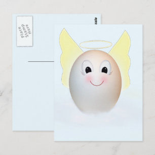 De goede ei engel briefkaart