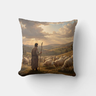 De Goede Herder – Christelijke Herder Kunst Throw Kussen