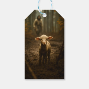 De Goede Herder en het Verloren Lam – Jezus & Lam Cadeaulabel